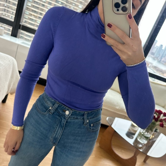 Zara Soft Knit Long Sleeve Turtleneck Sweater - Picture 2 of 6